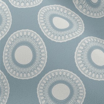 Apricot Vintage Damask Chiffon