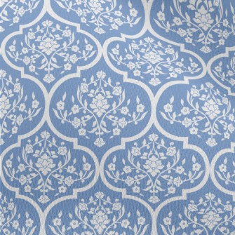Blue And White Porcelain-like  Chiffon