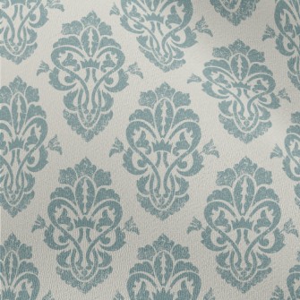 Mottled Blue Satin Chiffon