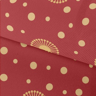 Hand Drawn Blooming Flowers Waterproof Oxford