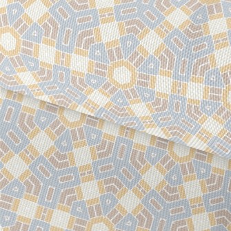 Mosaic Style Geometric Pattern Waterproof Oxford