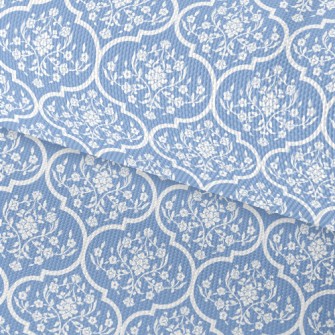 Blue And White Porcelain-like  Waterproof Oxford