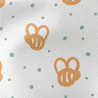 Simple Lines Of Bees Waterproof Canvas