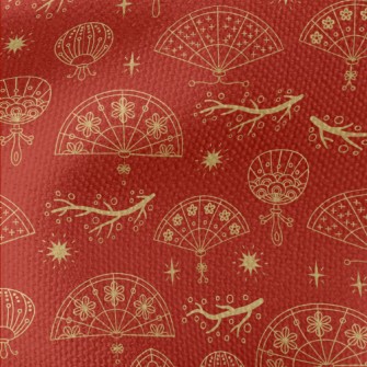 Chinese Oriental Traditional F Waterproof Canvas