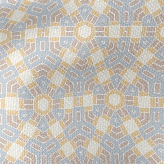 Mosaic Style Geometric Pattern Waterproof Canvas