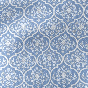 Blue And White Porcelain-like  Waterproof Canvas