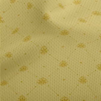 Aristocratic Baroque Damask Athletic Mesh Flat Back