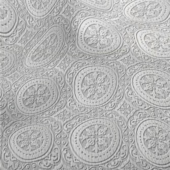 Silver-grey Three-dimensional  Athletic Mesh Flat Back