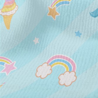 Unicorn And Ice Cream Flying I Terry