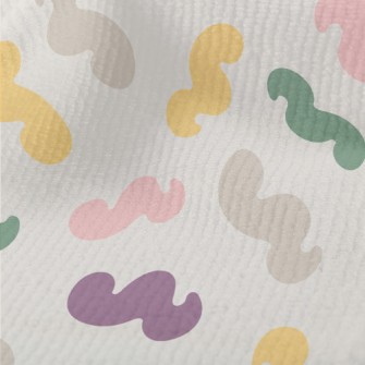 Colorful Irregular Curved Shap Terry