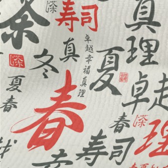 Chinese Characters With Callig Terry