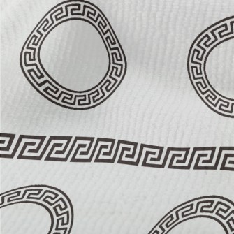 Greek Style Circular Geometric Terry