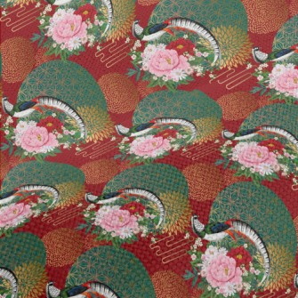 Chinese Style Gorgeous Pheasan Performance Linen