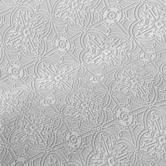 3D Paper Art Damask Performance Linen