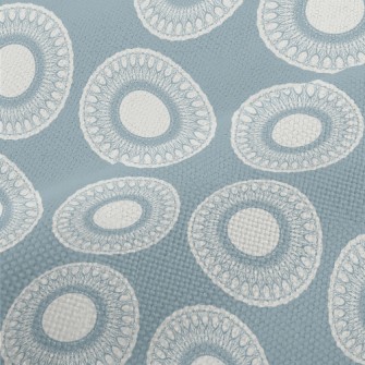 Apricot Vintage Damask Performance Linen