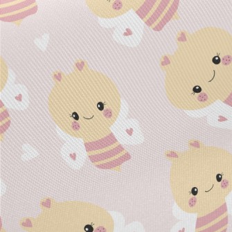 Cute Freckled Loving Bee Twill