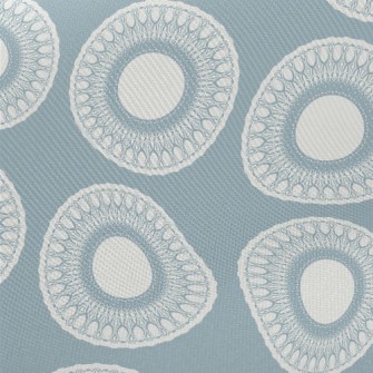 Apricot Vintage Damask Twill