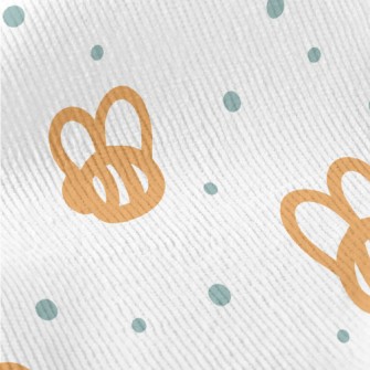 Simple Lines Of Bees Standard Corduroy