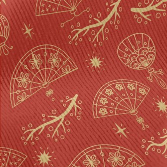 Chinese Oriental Traditional F Standard Corduroy