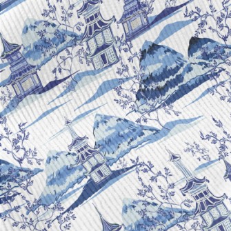 Beautiful Vintage Ink Painting Standard Corduroy
