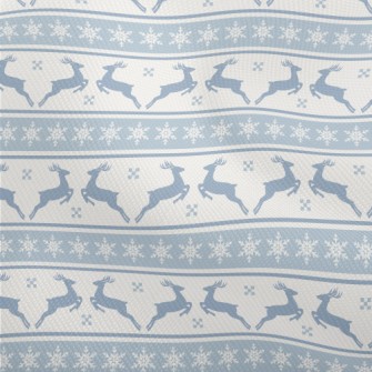 Silhouette Elk With Snowflakes Dobby