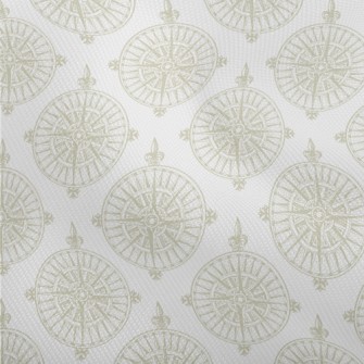 Compass On Vintage Nautical Ma Dobby