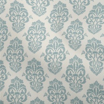 Mottled Blue Satin Dobby