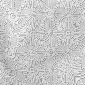 3D Paper Art Damask Stretch Ponte