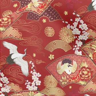 Japanese Style Bright Golden C Micro Fleece