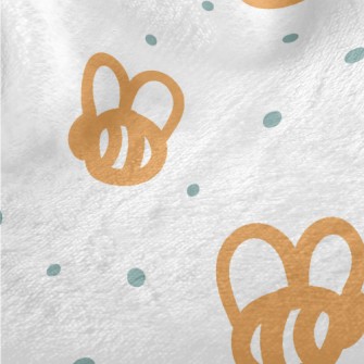 Simple Lines Of Bees Minky