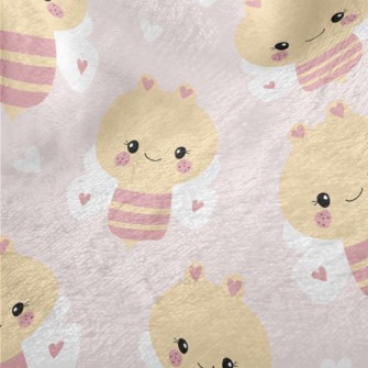 Cute Freckled Loving Bee Minky