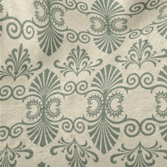Beautiful Blue Floral Satin Minky