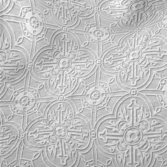 3D Paper Art Damask Minky