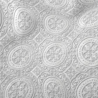 Silver-grey Three-dimensional  Minky