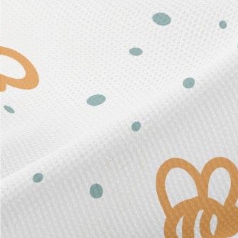 Simple Lines Of Bees Piqué