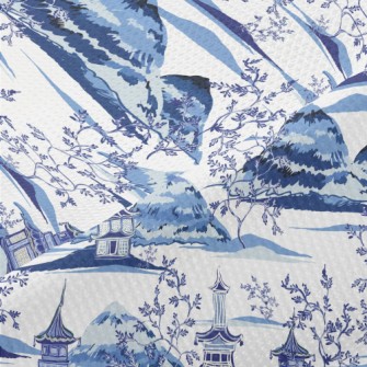 Beautiful Vintage Ink Painting Piqué
