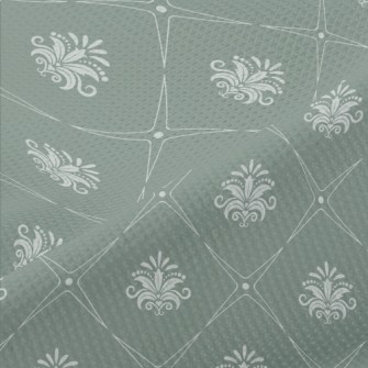 Vintage Baroque Style Grey Dam Piqué