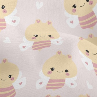 Cute Freckled Loving Bee Lightweight Performance Linen