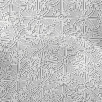 3D Paper Art Damask Lightweight Performance Linen