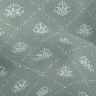 Vintage Baroque Style Grey Dam Lightweight Performance Linen