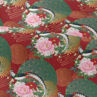 Chinese Style Gorgeous Pheasan Modern Jersey