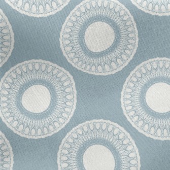 Apricot Vintage Damask Jersey Backed Fleece