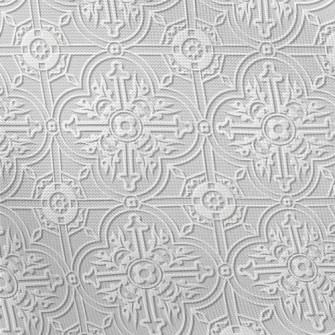 3D Paper Art Damask Pongee