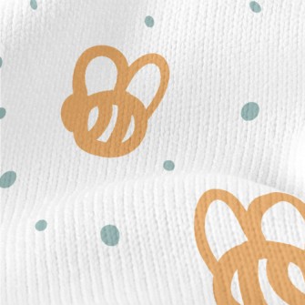 Simple Lines Of Bees Stretch Jersey