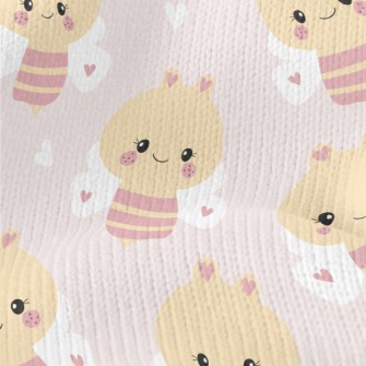 Cute Freckled Loving Bee Stretch Jersey