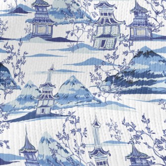 Beautiful Vintage Ink Painting Stretch Jersey