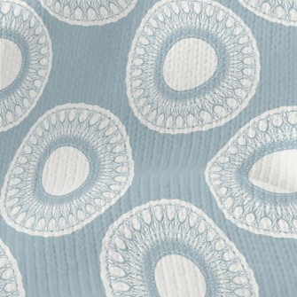 Apricot Vintage Damask Stretch Jersey