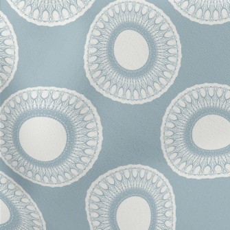 Apricot Vintage Damask Lightweight Cotton Poplin