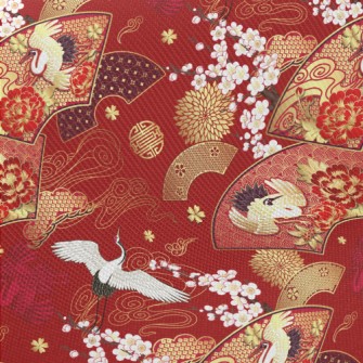 Japanese Style Bright Golden C Midweight Cotton Poplin