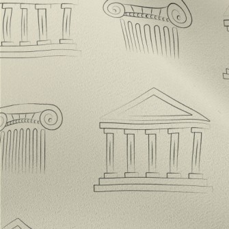 Greek Architecture With Simple Chiffon